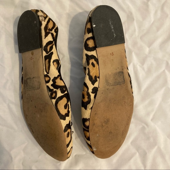 Sam Edelman brand Leopard animal print ballet flat ballerina flats, size 8.5 - Picture 7 of 7